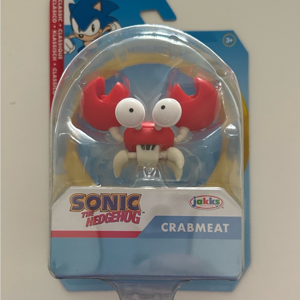 New in Box Sonic The Hedgehog 2.5" Crabmeat Action Figure